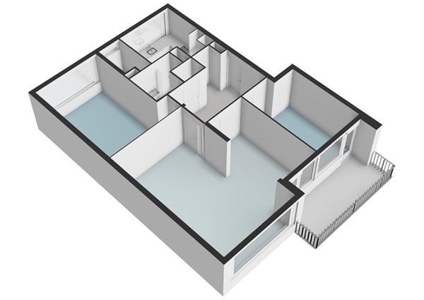 Floorplan - Apollolaan 140, 2324 BV Leiden